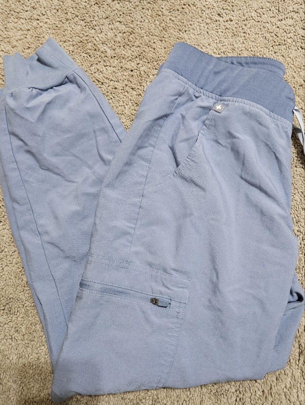 FIGS Technical Collection Pullover in Light Blue